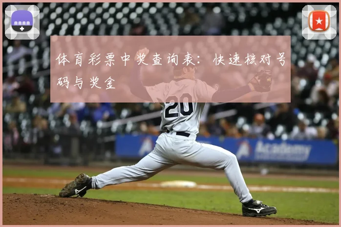 体育彩票中奖查询表:快速核对号码与奖金